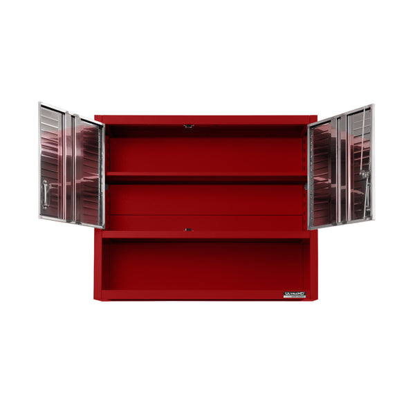UltraHD® Double Door Wall Cabinet w/ Keys, Red