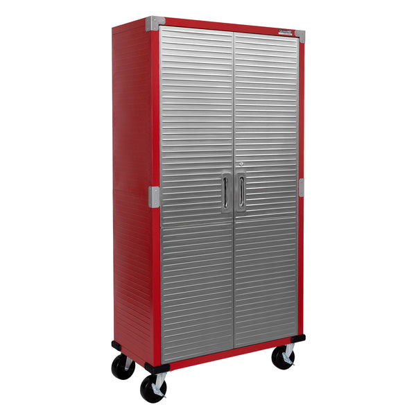 UltraHD® 8-Piece Rolling Storage Cabinet System, Red