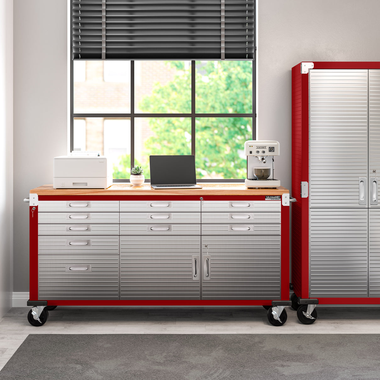 レッド フルHD 美品 16GB 東芝 i7-7 SSD500GB office UltraHD® 11-Drawer Rolling Workbench, Red