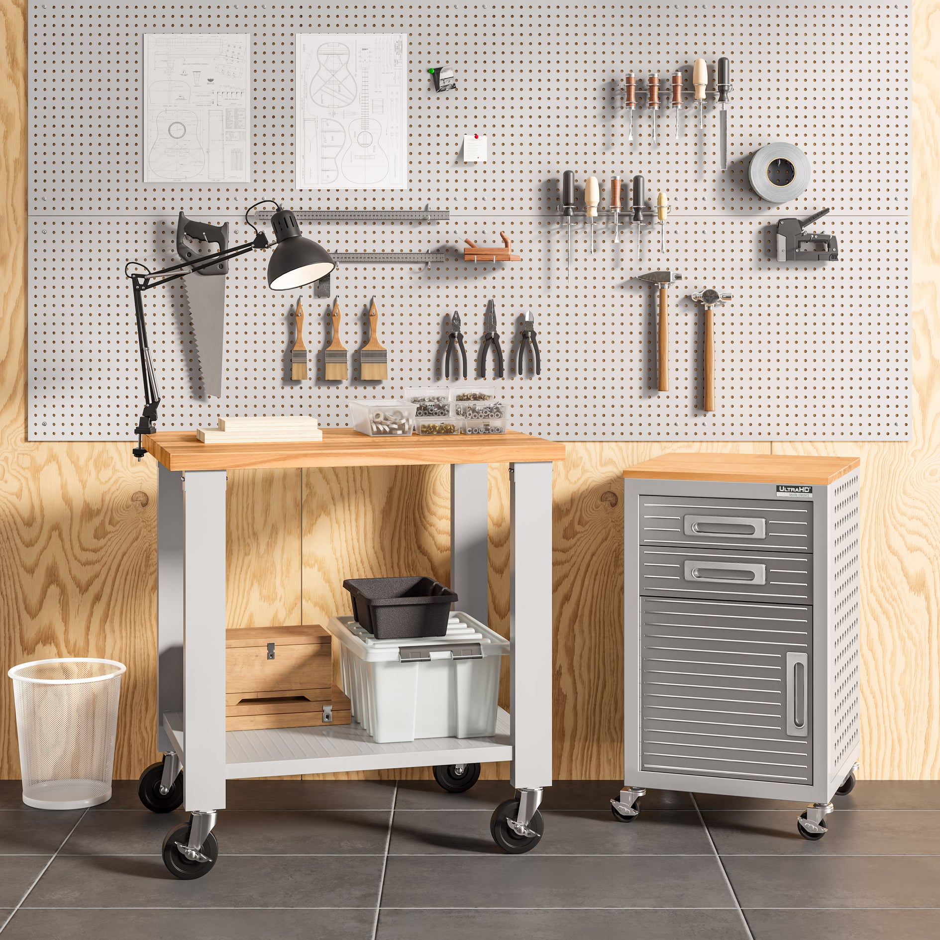 UltraHD Rolling Workstation - Thumbnail 4