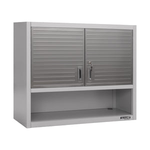 UltraHD® Double Door Wall Cabinet w/ Keys, Granite – Seville Classics