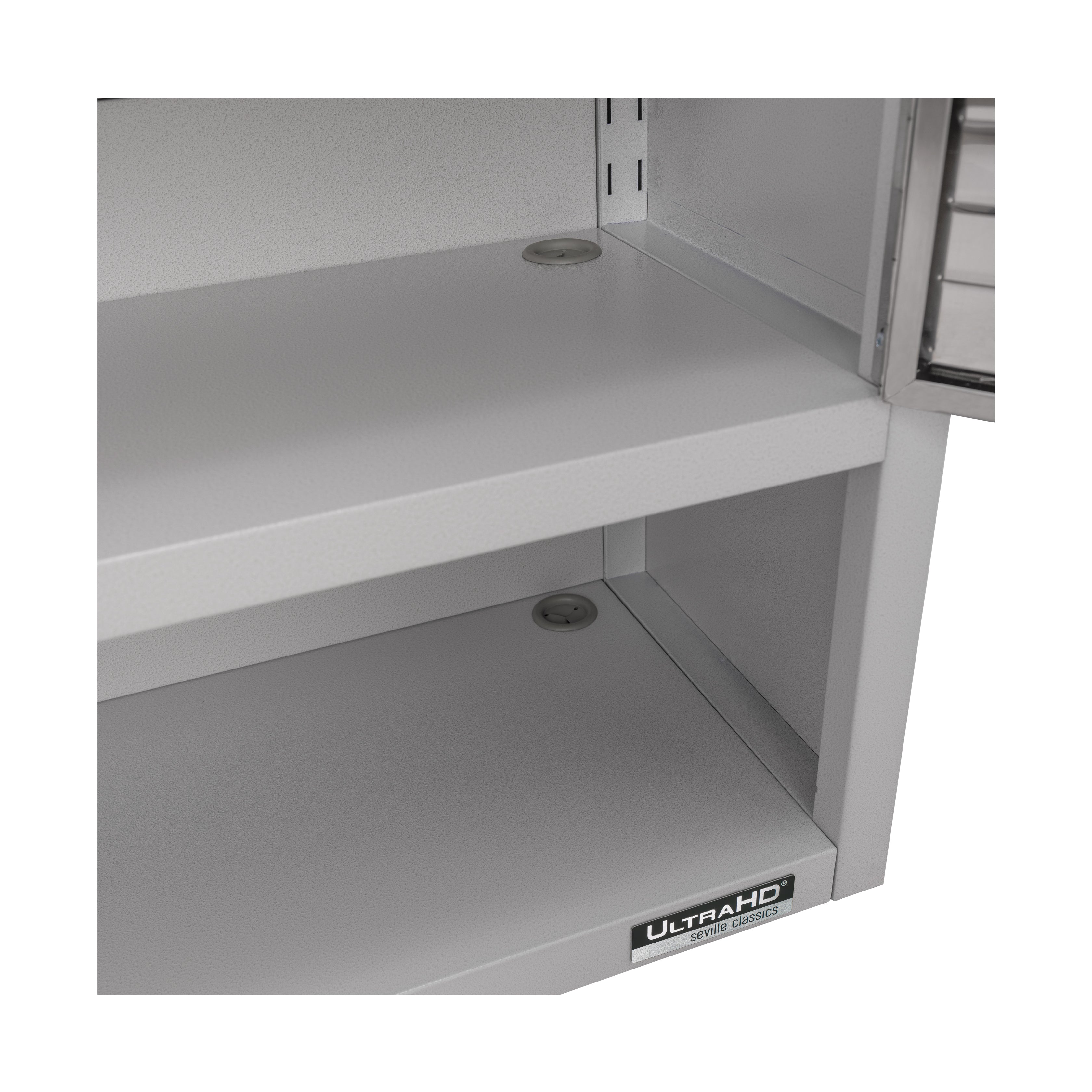 UltraHD® Double Door Wall Cabinet w/ Keys, Granite