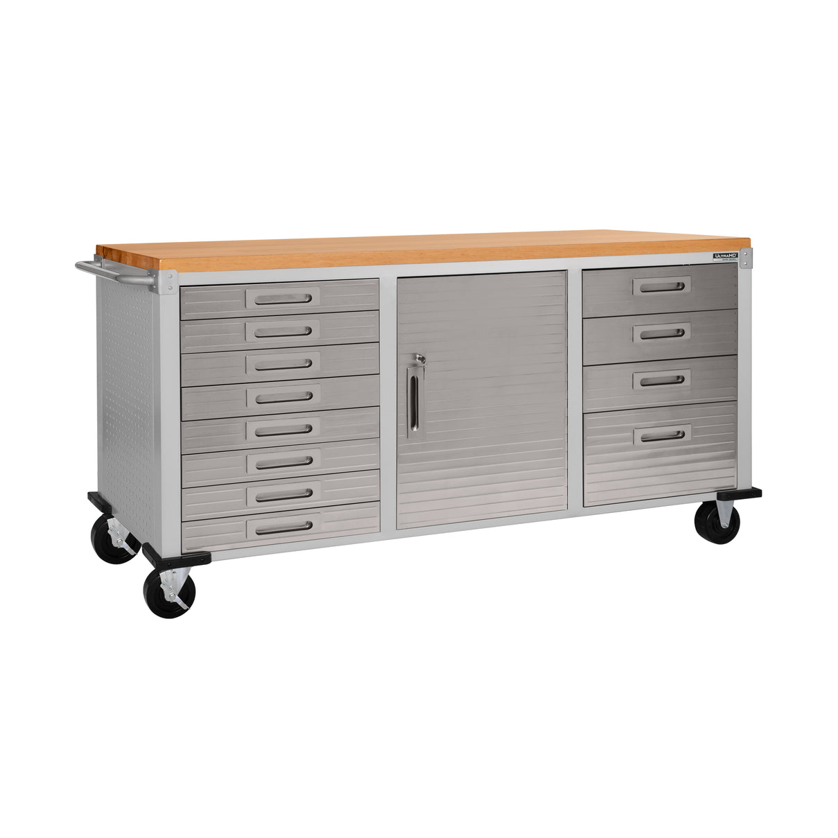 CBTセット Husky Tool Storage 84 in. W x 24 in. D Heavy Duty Mobile Workbench