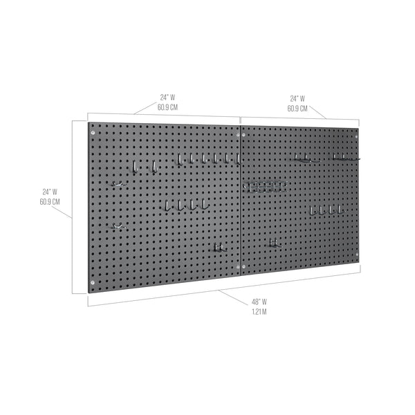 Graphite pegboards with dimensions