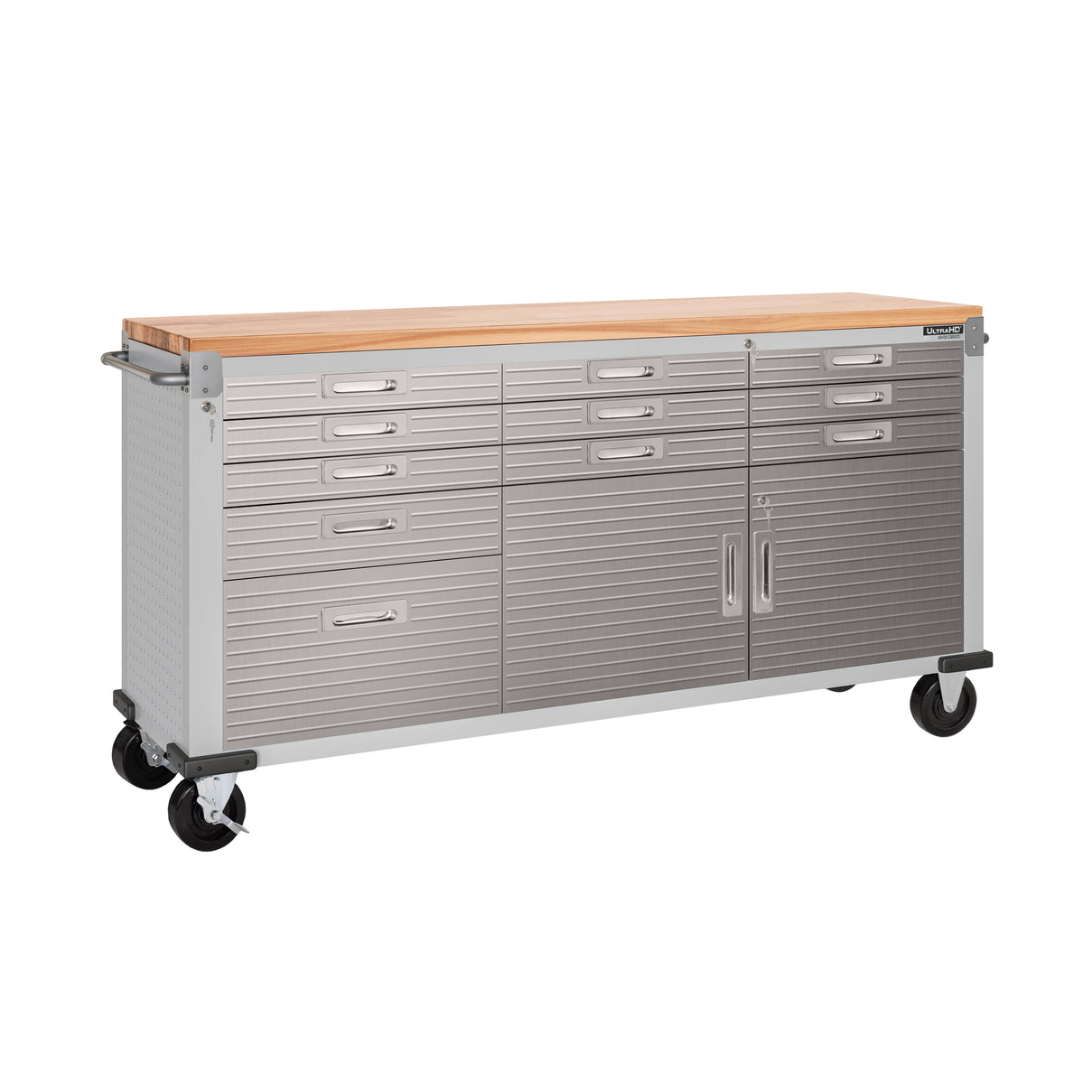 UltraHD® 11-Drawer Rolling Workbench, Granite