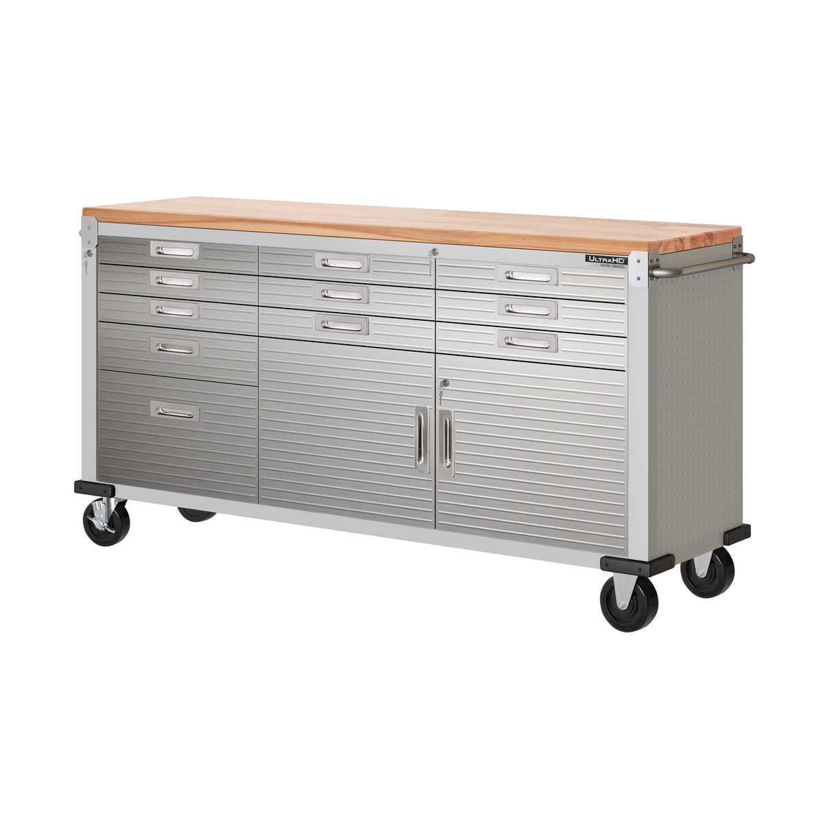 UltraHD® 11-Drawer Rolling Workbench, Granite