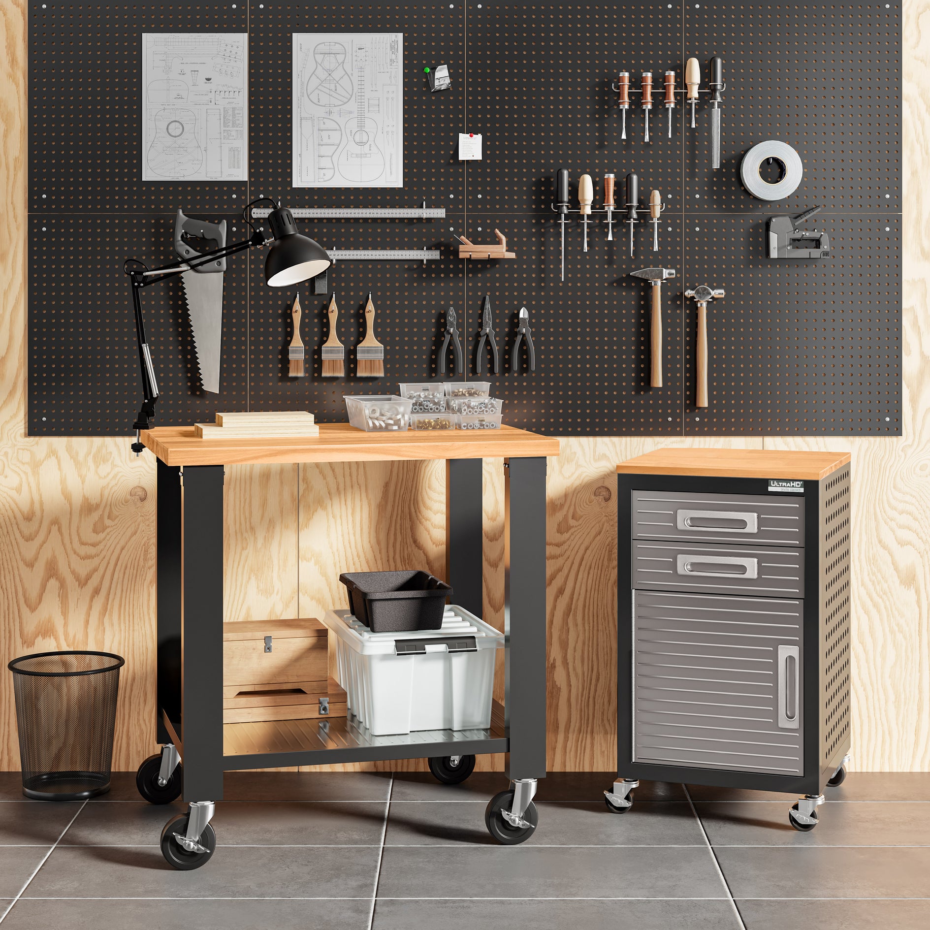 UltraHD Rolling Workstation - Thumbnail 2