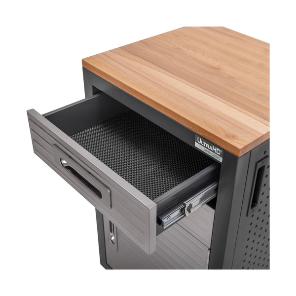 Open drawer close up