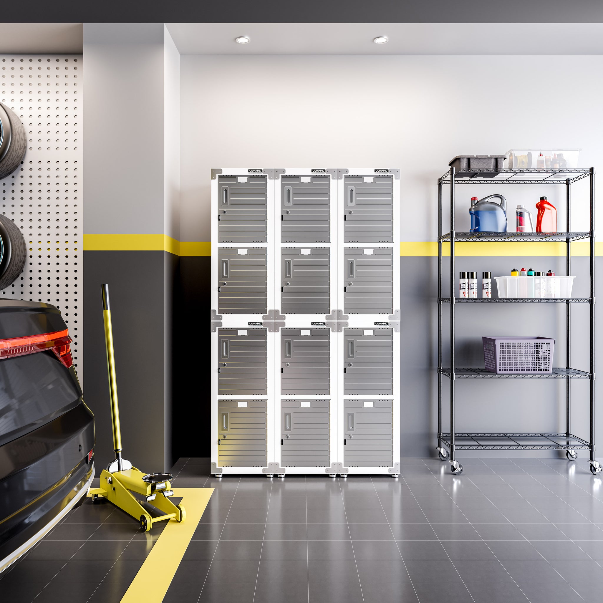 UltraHD® 4-Door Stackable Locker Cabinet