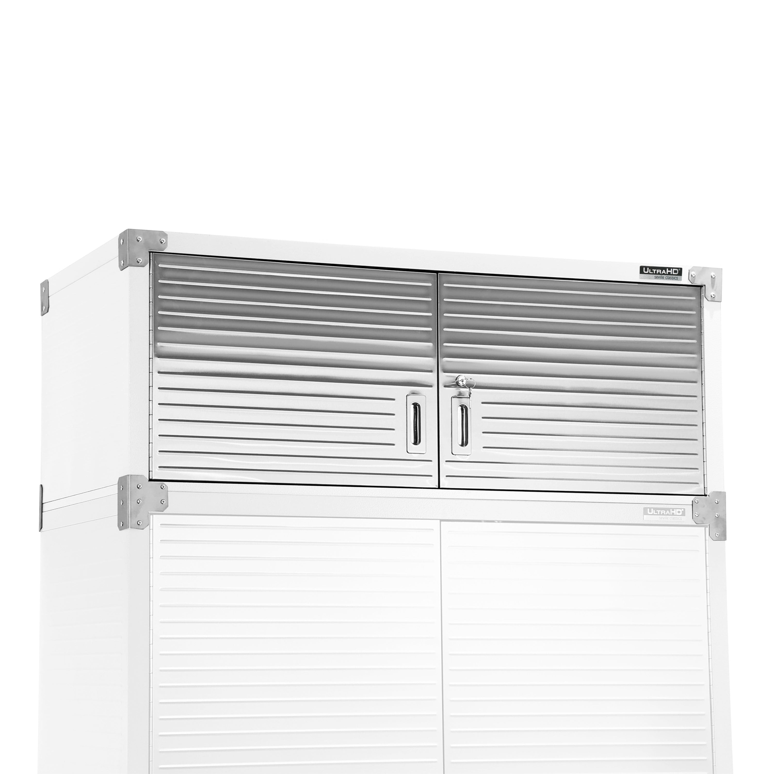 UltraHD® Stacking Top Cabinet, White – Seville Classics