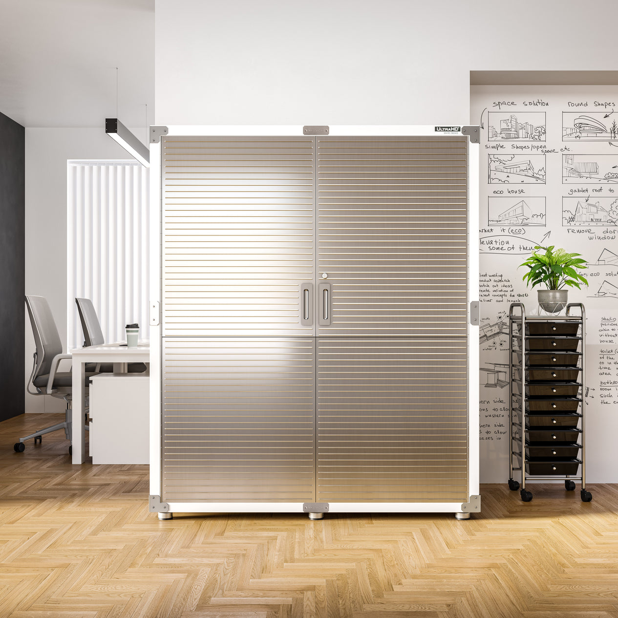 UltraHD® Storage Cabinet, White