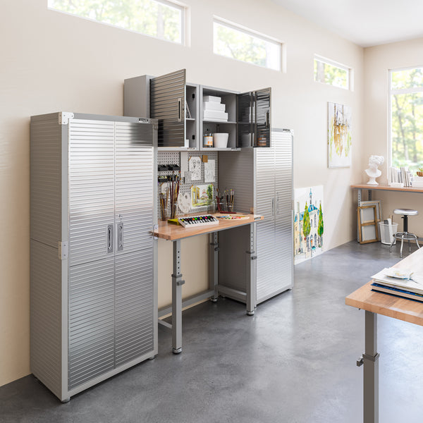 UltraHD® 5-Piece Storage Cabinet System with Workbench