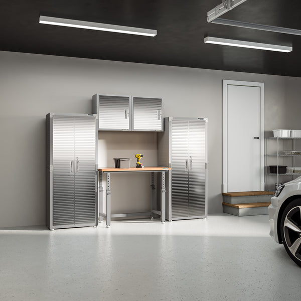 UltraHD® 5-Piece Storage Cabinet System with Workbench