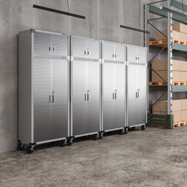UltraHD® 8-Piece Rolling Storage Cabinet System, Granite