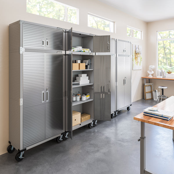 UltraHD® 8-Piece Rolling Storage Cabinet System, Granite