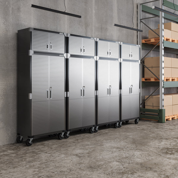UltraHD® 8-Piece Rolling Storage Cabinet System, Graphite