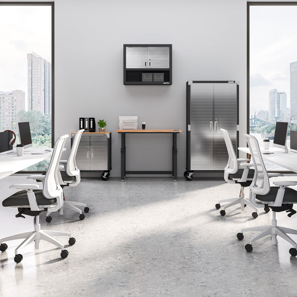 UltraHD® 4-Piece Storage Cabinet System with Workbench