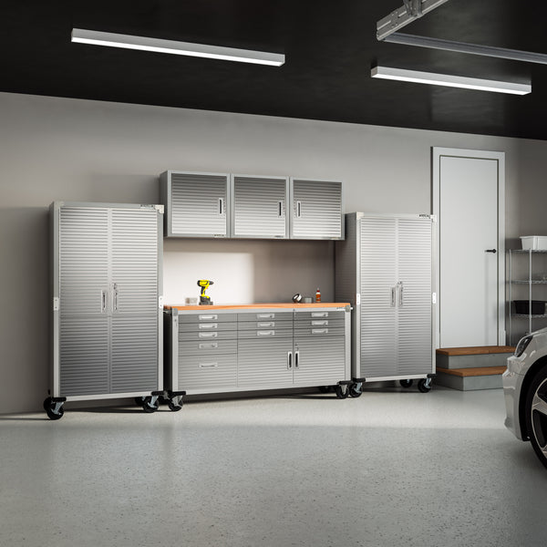 UltraHD® 6-Piece Storage Cabinet System with Rolling Workbench
