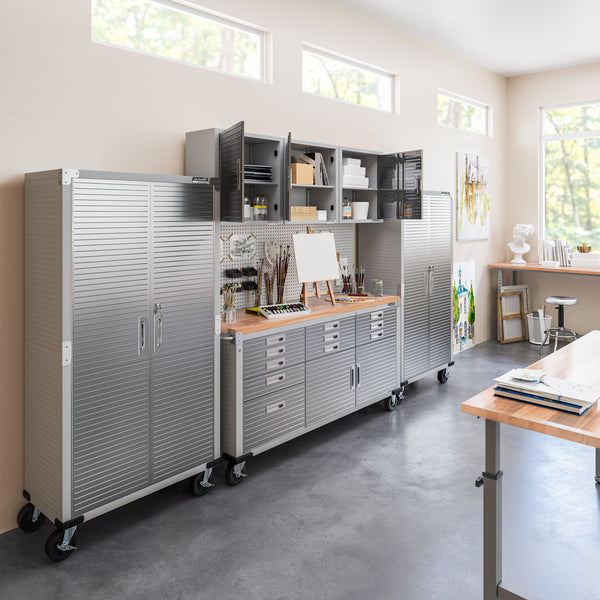 UltraHD® 6-Piece Storage Cabinet System with Rolling Workbench