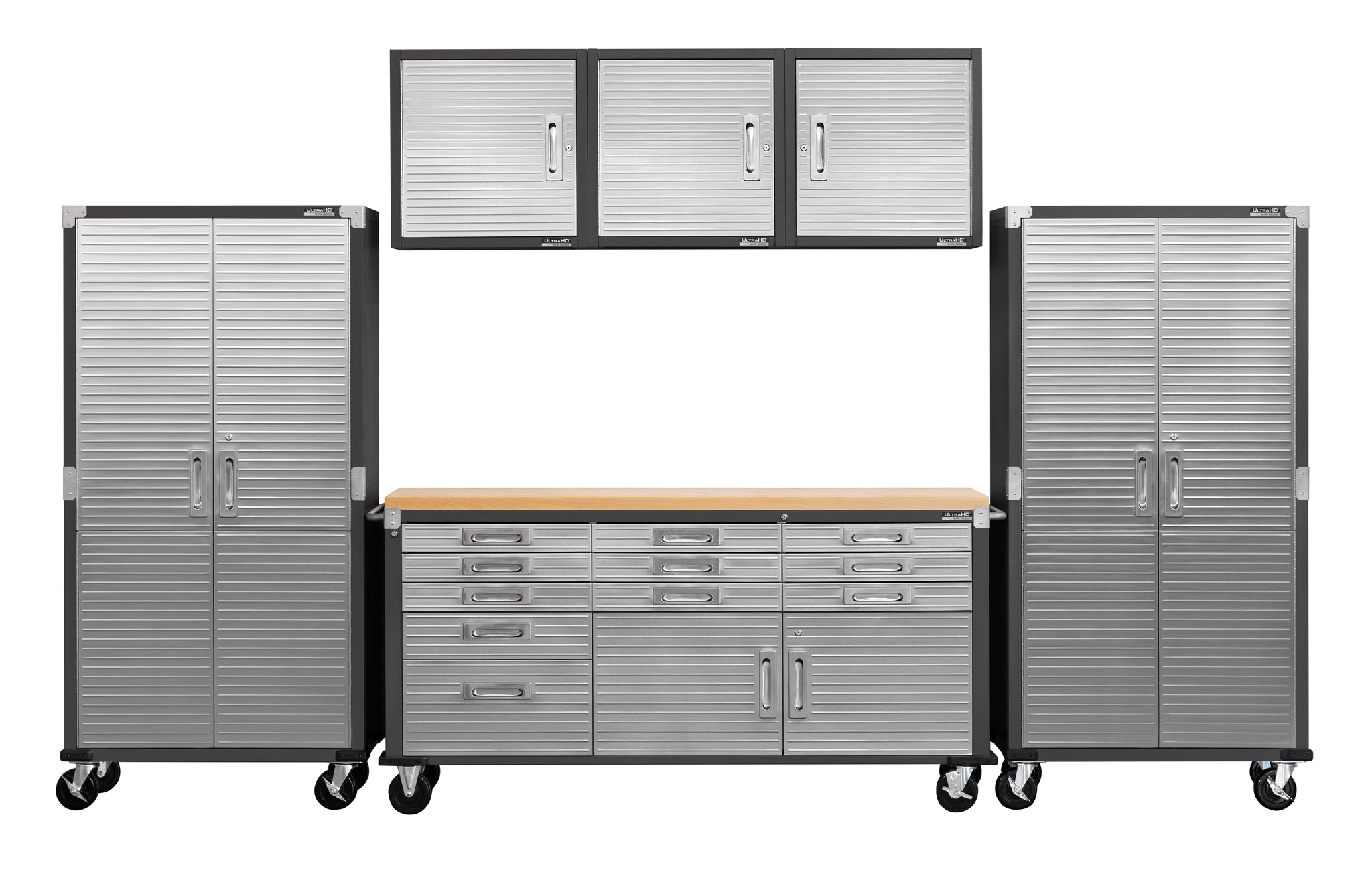 UltraHD® 6-Piece Storage Cabinet System with Rolling Workbench