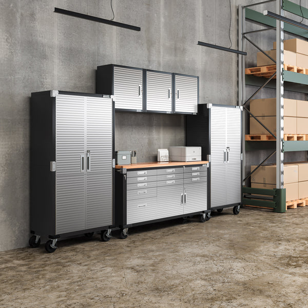 UltraHD® 6-Piece Storage Cabinet System with Rolling Workbench
