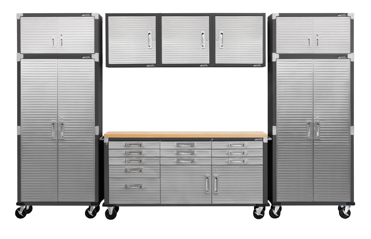 Seville Classics UltraHD® 8-Piece Storage Cabinet System with