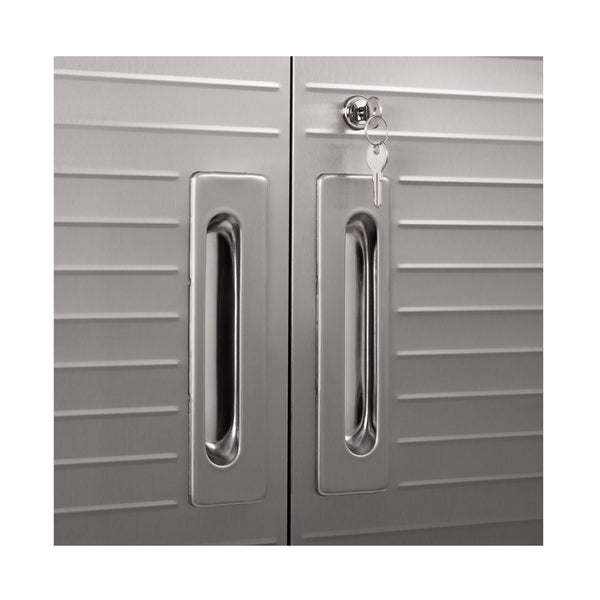 UltraHD® 2-Piece Rolling Storage Cabinet Set, White