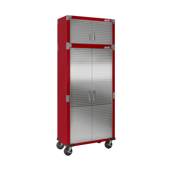 UltraHD® 2-Piece Rolling Storage Cabinet Set, Red