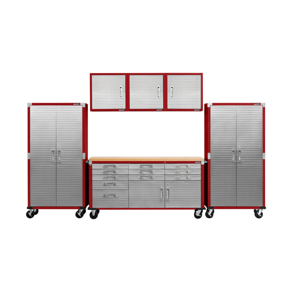 UltraHD® 6-Piece Storage Cabinet System with Rolling Workbench