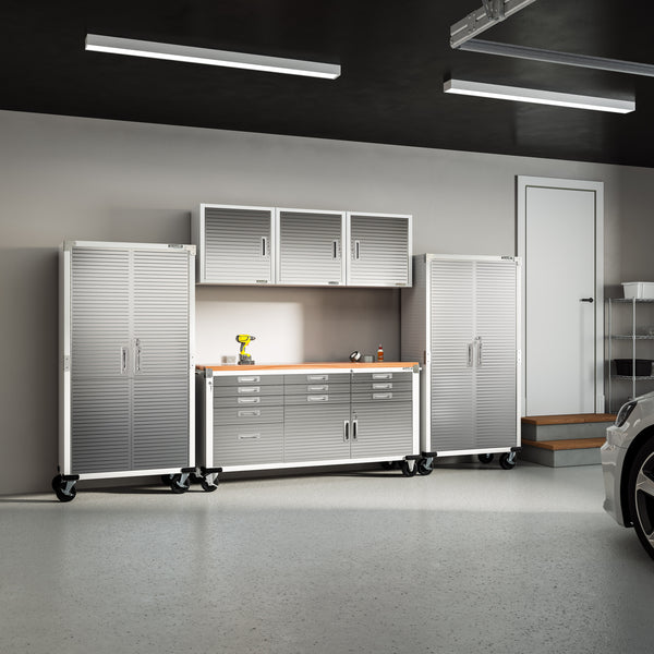 UltraHD® 6-Piece Storage Cabinet System with Rolling Workbench