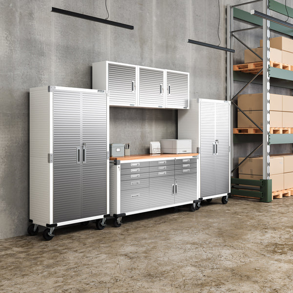 UltraHD® 6-Piece Storage Cabinet System with Rolling Workbench