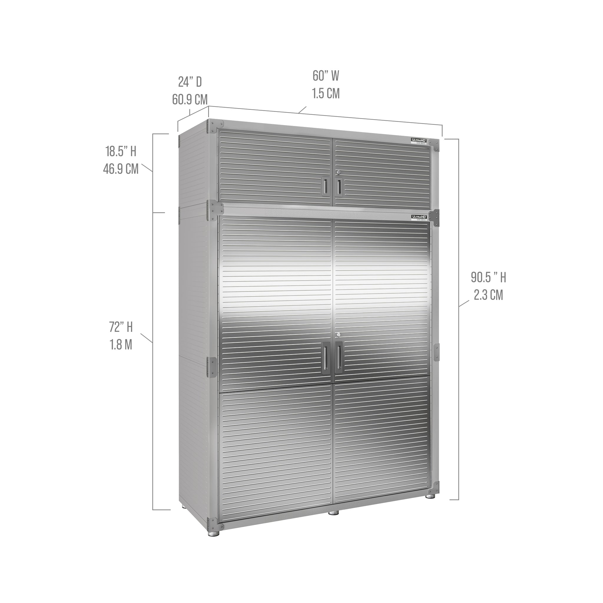 Metal Lockable Cabinets | Tall Storage | Seville Classics