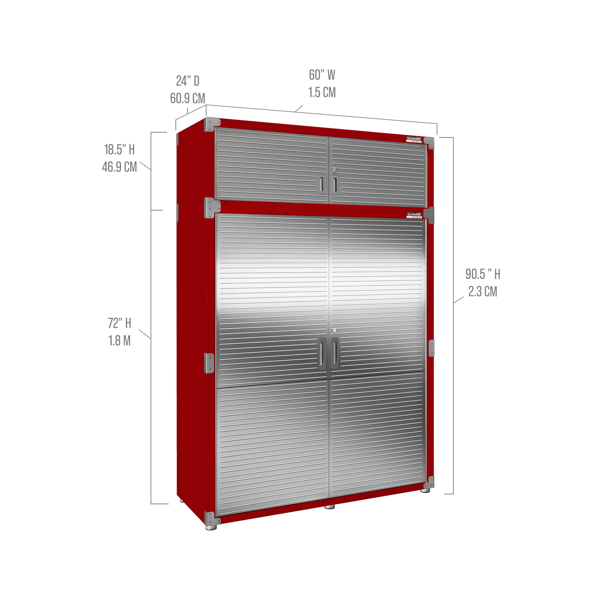 Metal Lockable Cabinets | Tall Storage | Seville Classics