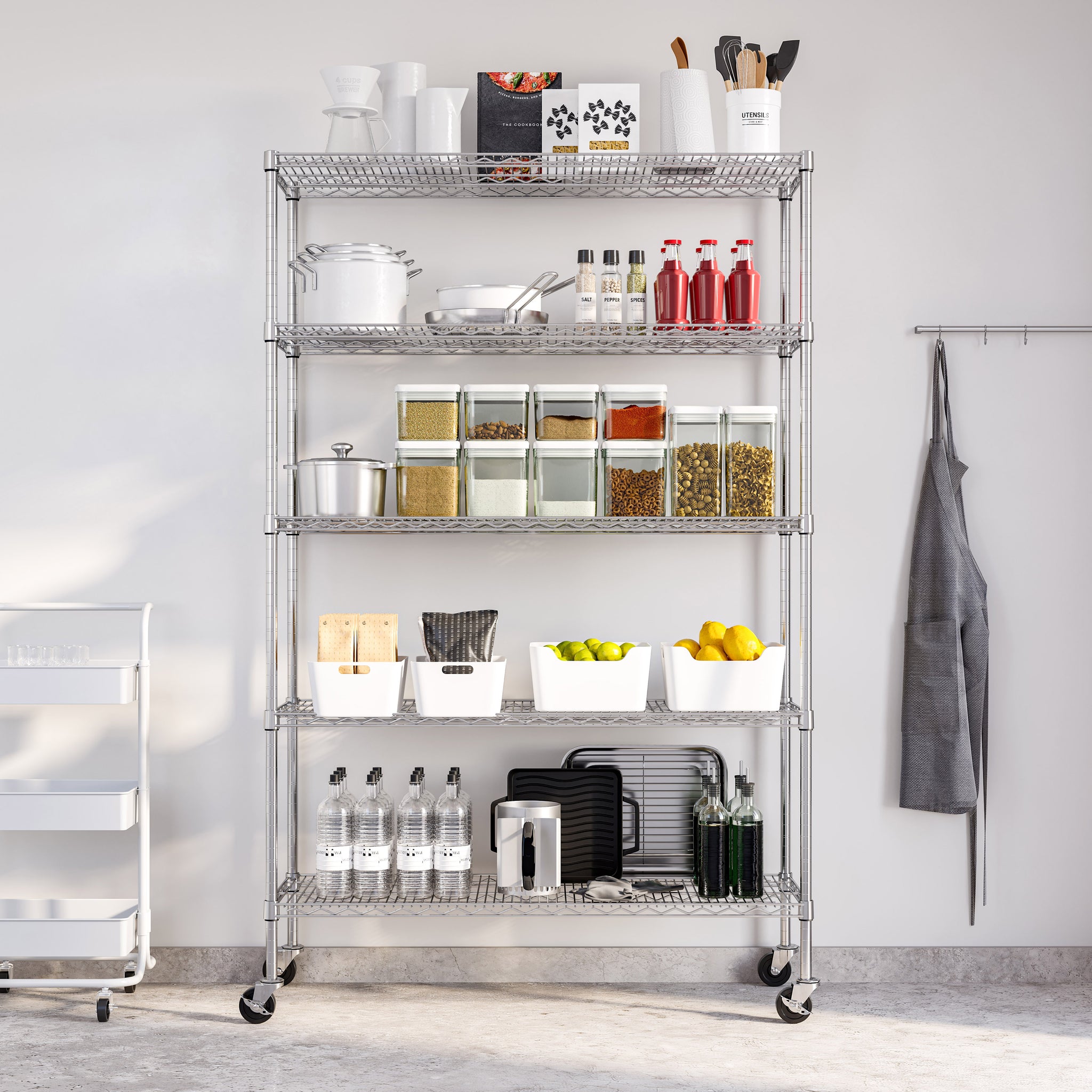 UltraDurable® 5-Tier NSF-Certified Steel Shelving