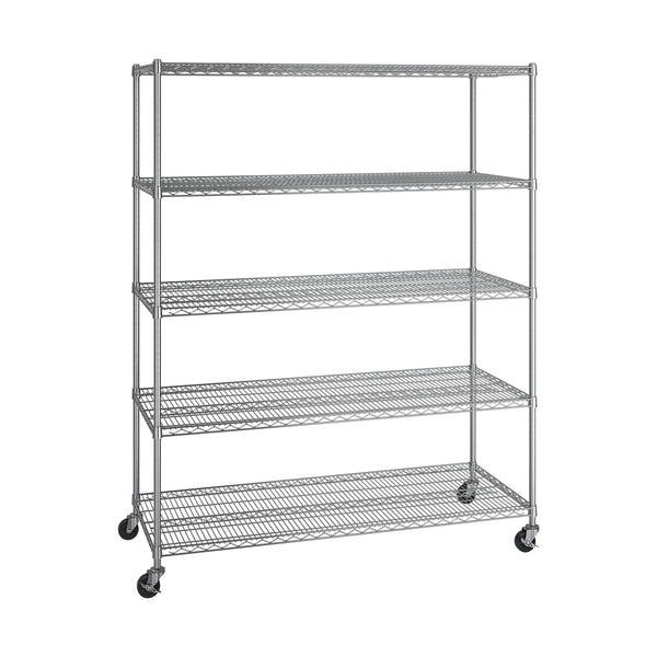 UltraDurable® 5-Tier NSF-Certified Steel Shelving