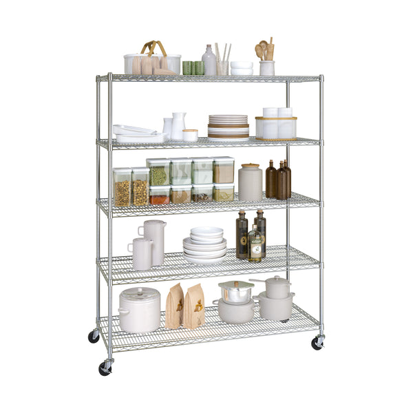 UltraDurable® 5-Tier NSF-Certified Steel Shelving