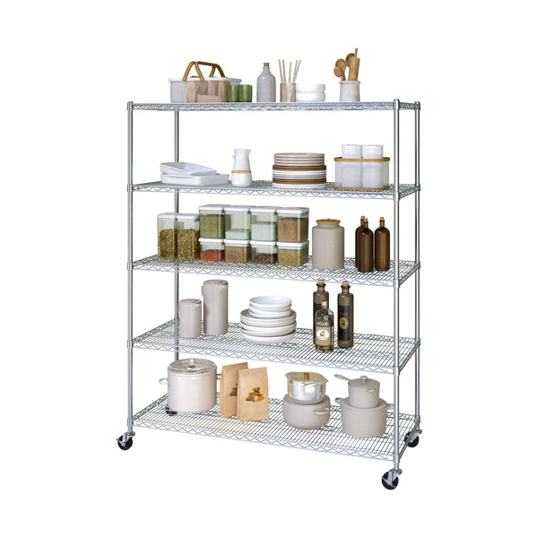 UltraDurable® 5-Tier NSF-Certified Steel Shelving