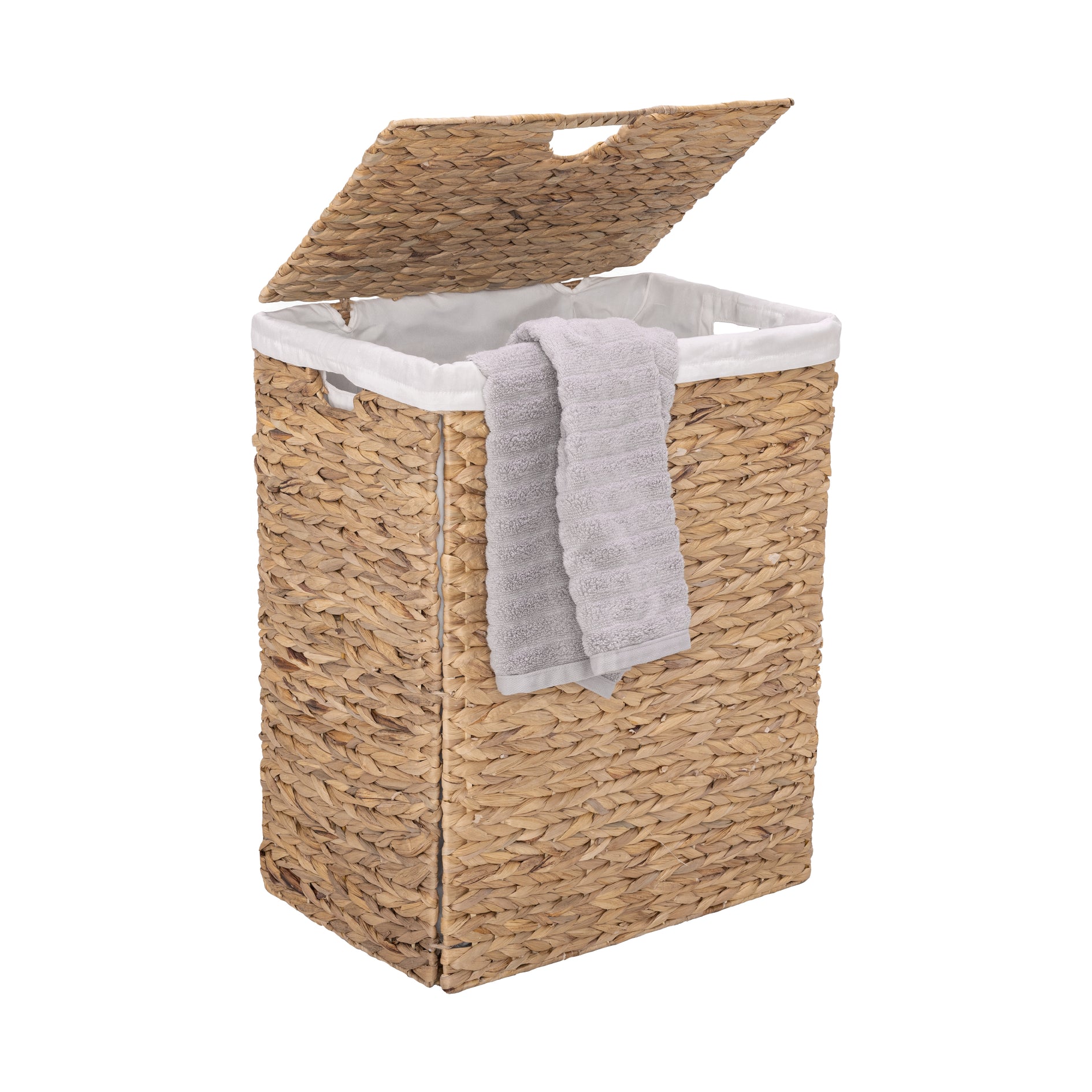 Seville Classics Handwoven Laundry Basket