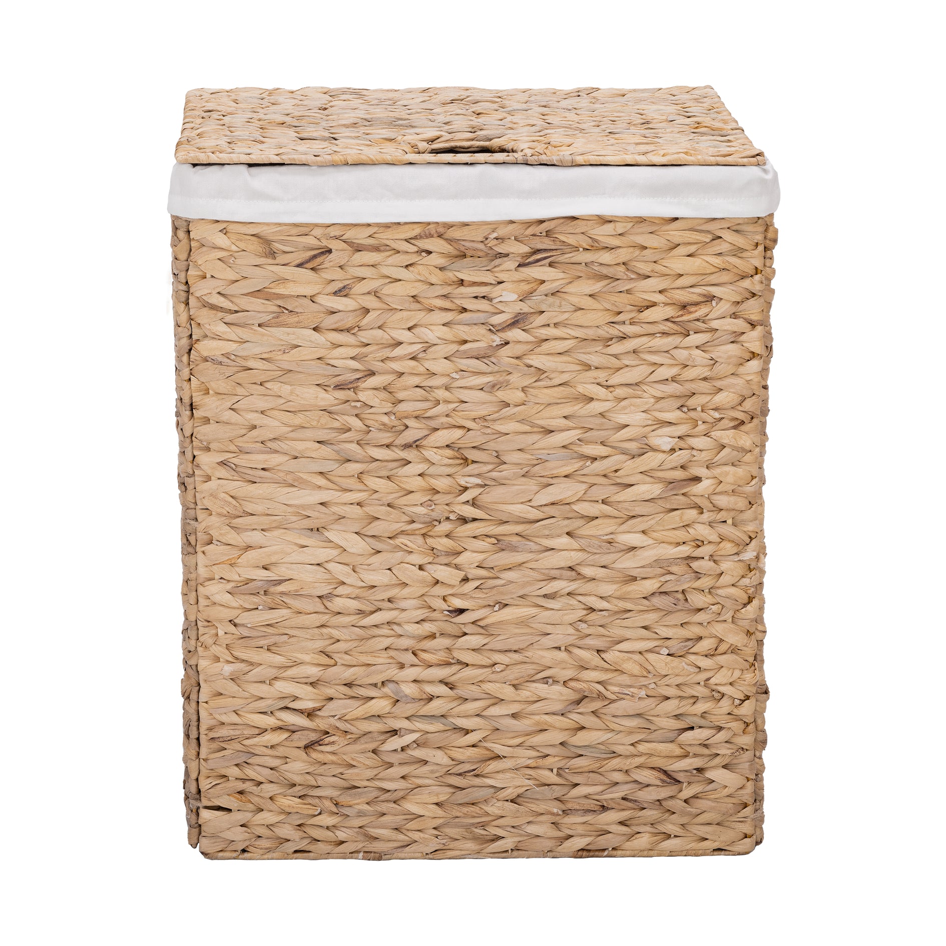 Seville Classics Handwoven Lidded Laundry Hamper - Thumbnail 3