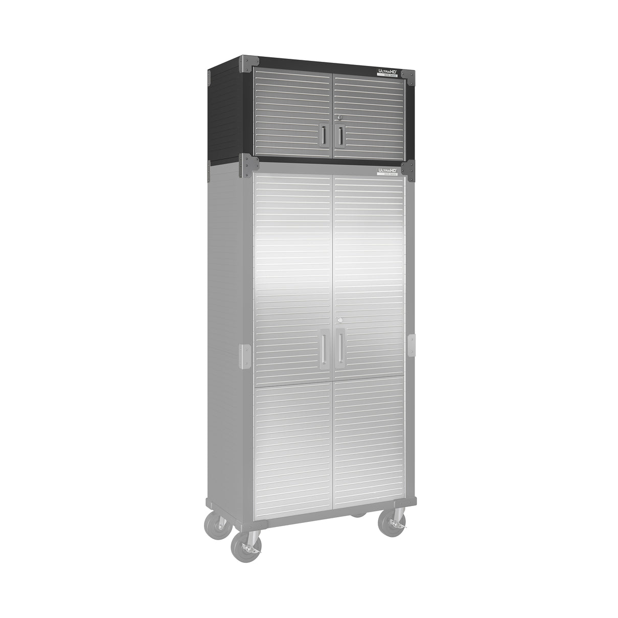 UltraHD® 2-Piece Rolling Storage Cabinet Set, Graphite