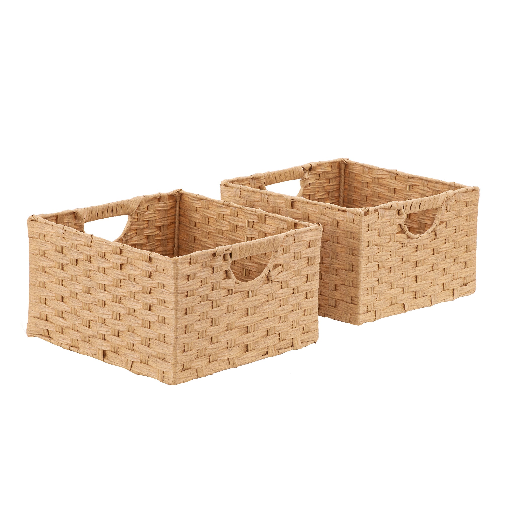 Handwoven Basket (2-Pack), Tan