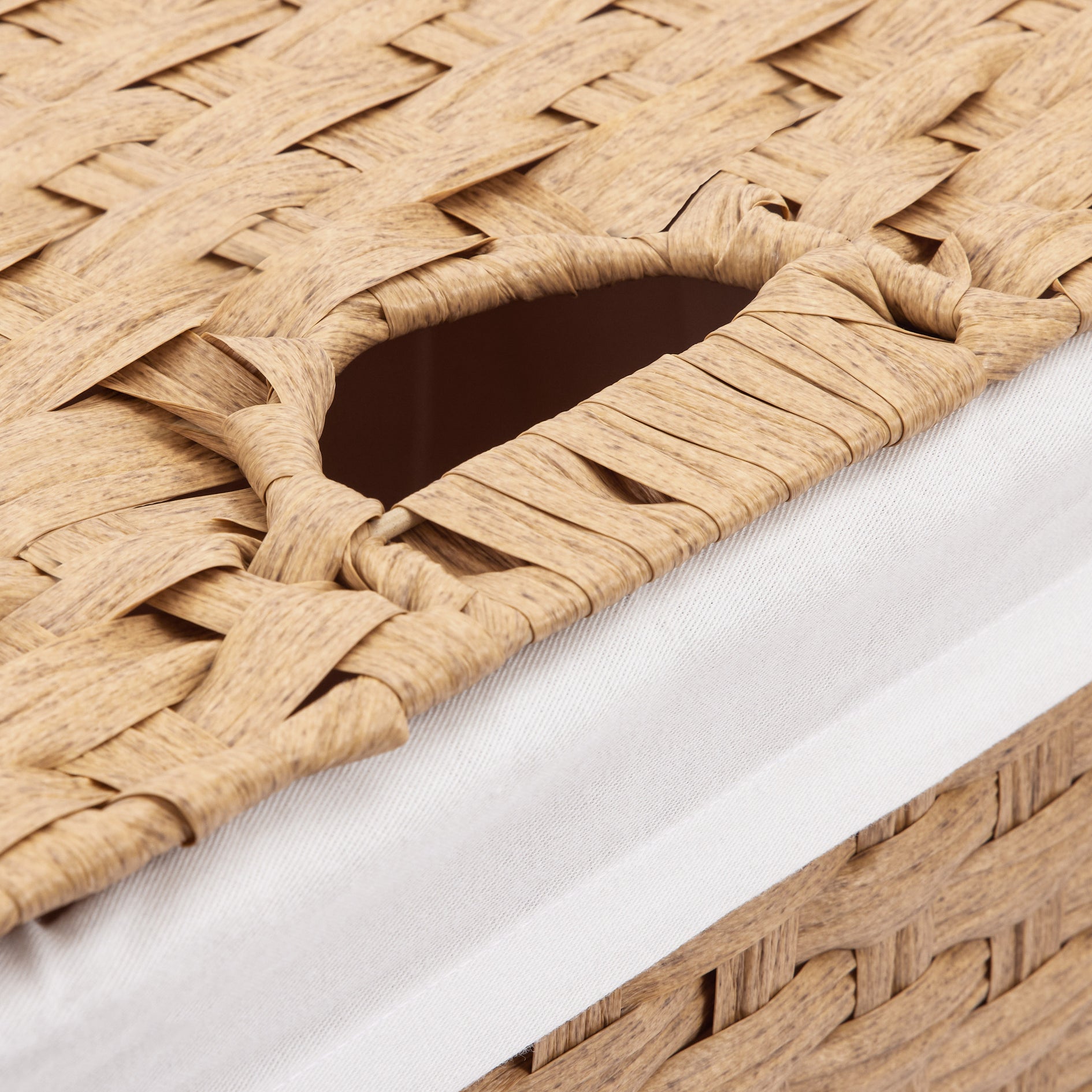 Seville Classics Handwoven Laundry Hamper - Thumbnail 4