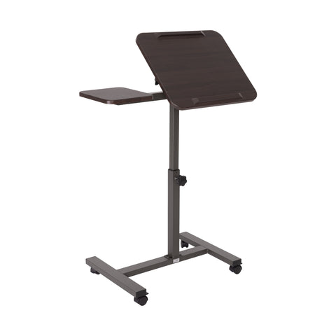 airLIFT® Tilting Mobile Desk Cart, Walnut