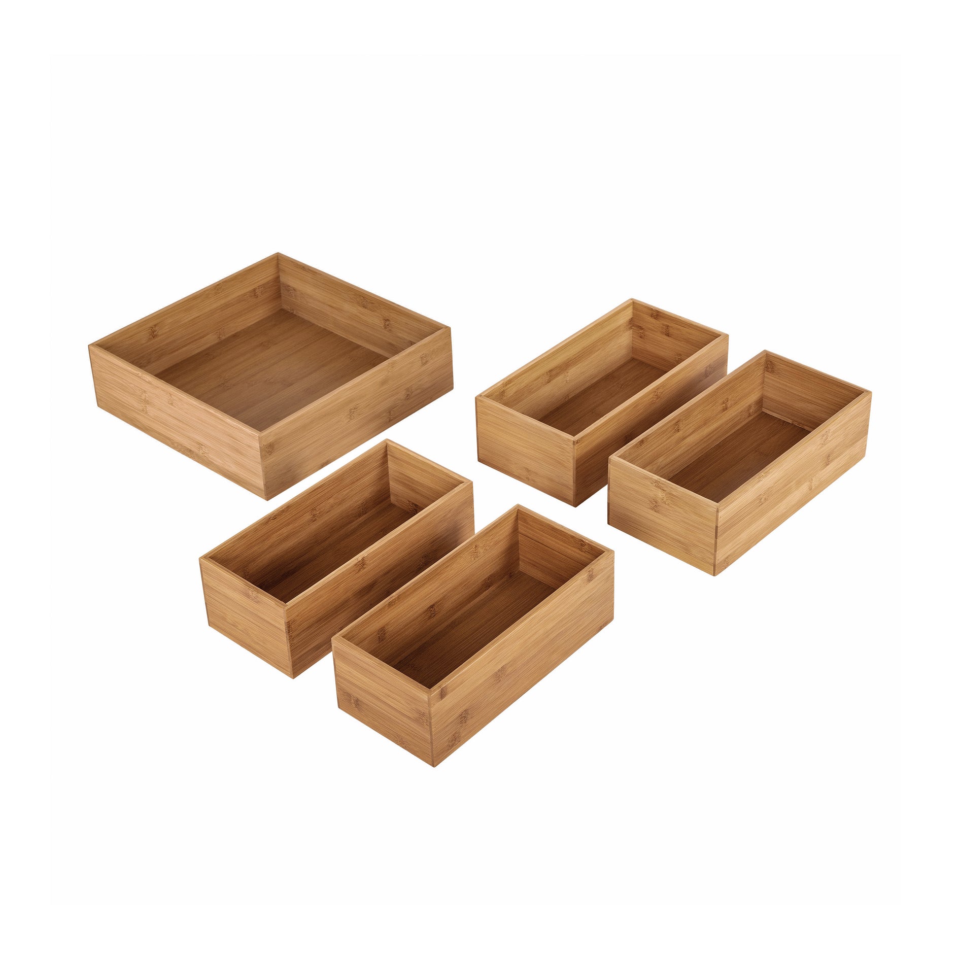 Seville Classics Bamboo Storage Organizer Box - Thumbnail 4