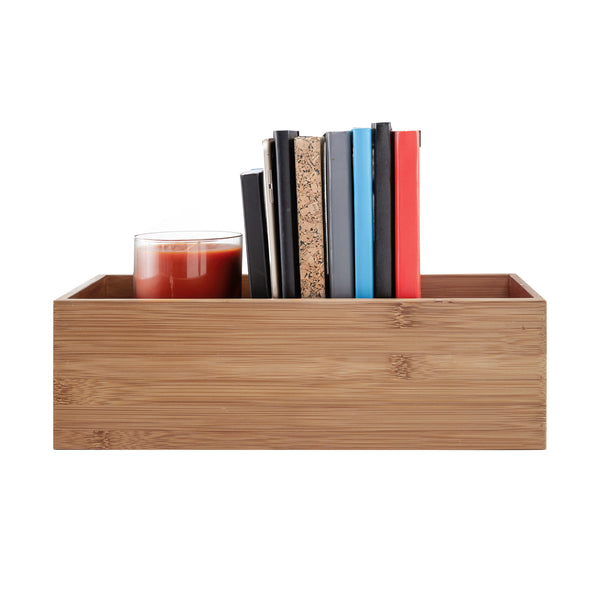 5-Piece Bamboo Storage Organizer Box Set