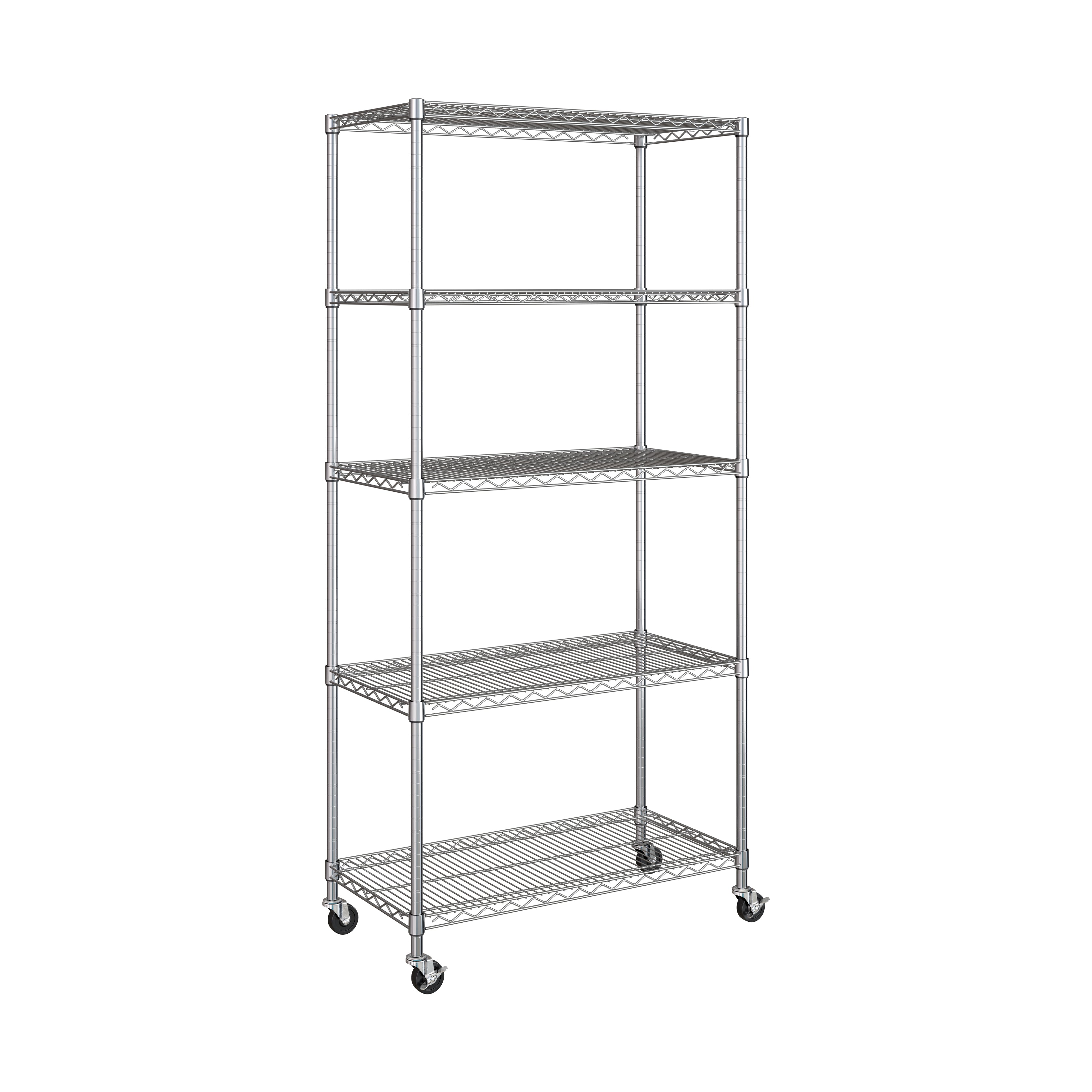 UltraDurable® 5-Tier NSF-Certified Steel Shelving