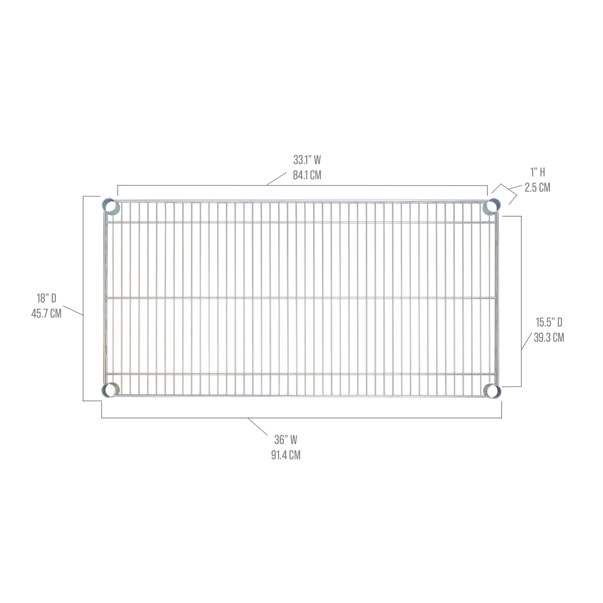 UltraDurable® NSF Steel Wire Shelf