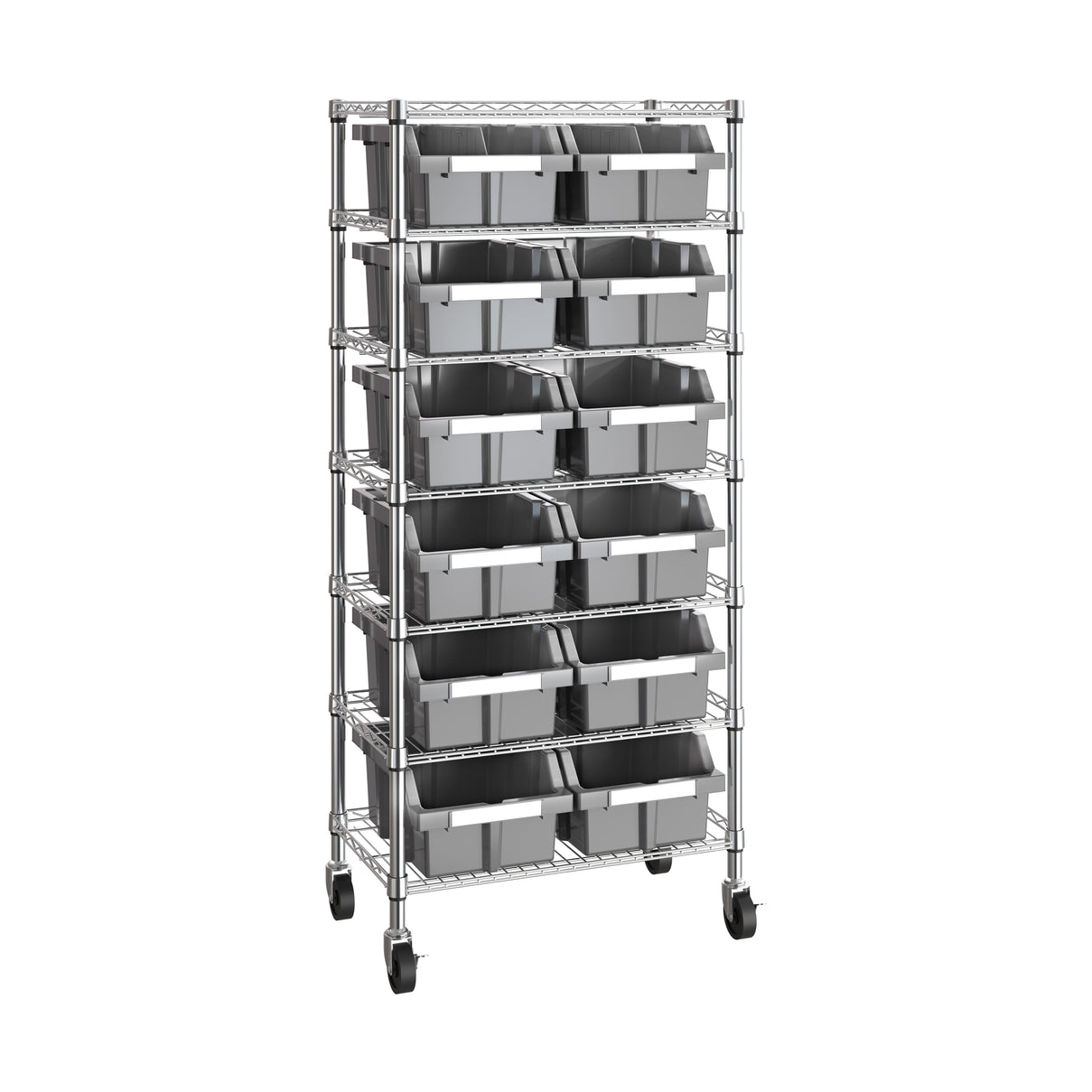 7-Tier NSF-Certified 12-Bin Rack