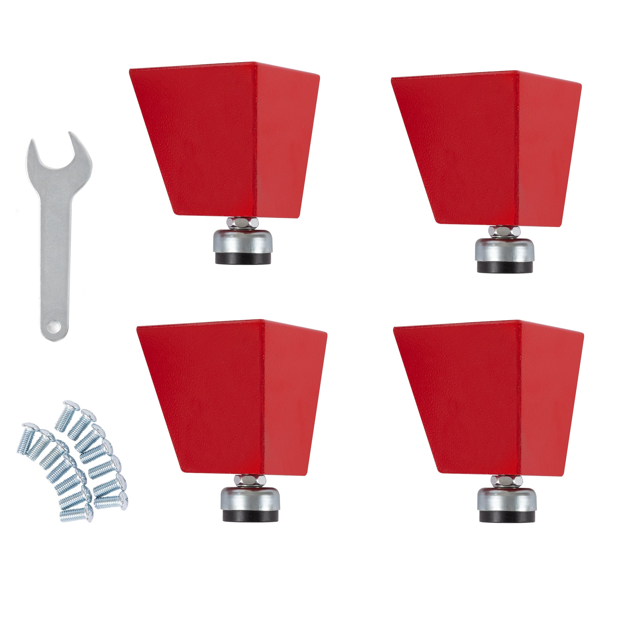 UltraHD® 6" H Steel Leveling Feet with Rubber Base