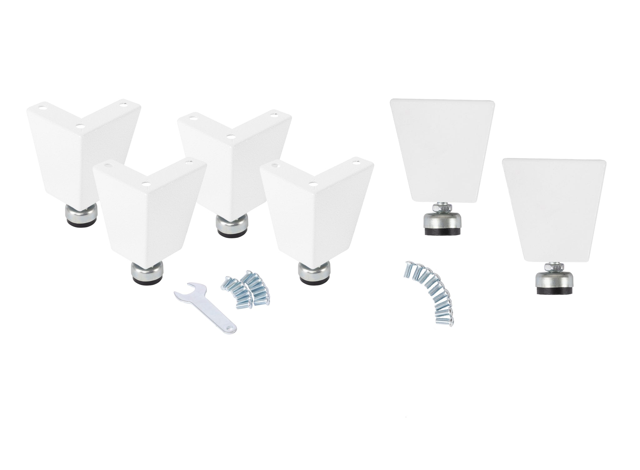 UltraHD® 6" H Steel Leveling Feet with Rubber Base